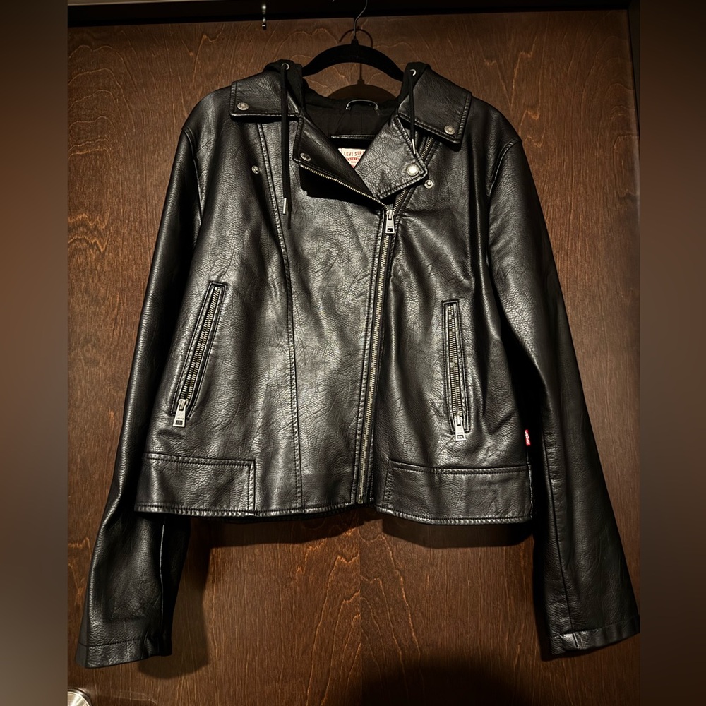 Levi's Women's Black Leather Jacket